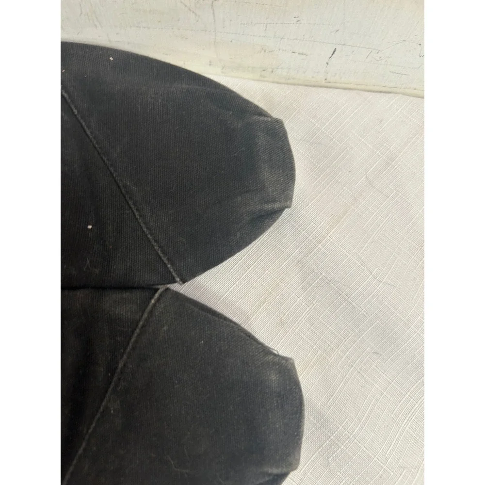 Skechers BOBS Slip On Flats Size 7.5 Black Canvas Memory Foam Womens